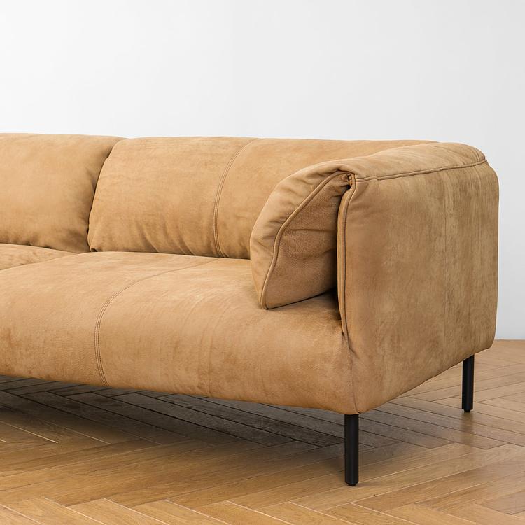 Трёхместный диван Хайвей Highway 3 Seater, Black Matt Metal RM