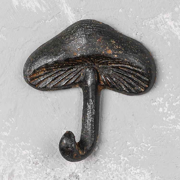 Набор из трёх крючков Грибы Set Of 3 Hooks Mushrooms Cast Iron
