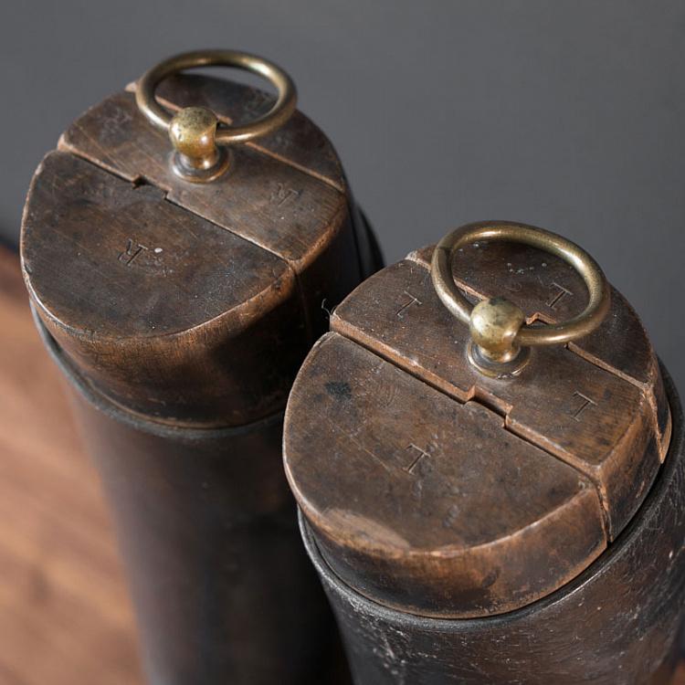 Винтажные сапоги для верховой езды 2 Vintage Black Riding Boots With Shoe Lasts 2