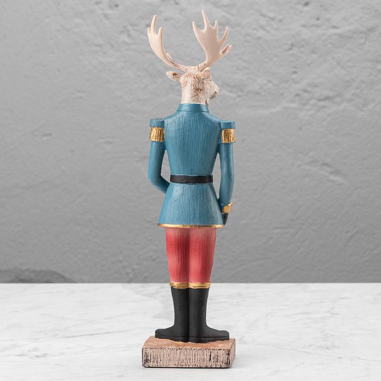 Новогодняя фигурка Лось с подарком Figure Elk With Gift 37 cm