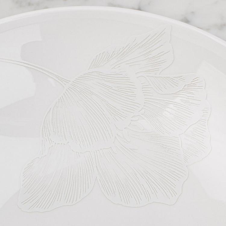 Суповая тарелка Белое на Белом Bianco And Bianco Soup Plate