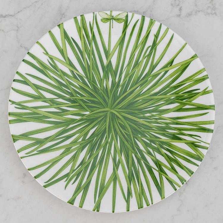 Сервировочная тарелка Зелёная жизнь Life In Green Serving Plate