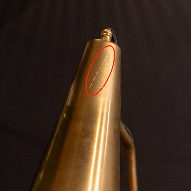 Латунный торшер Вивьен дисконт Vivienne Floor Lamp Brass discount