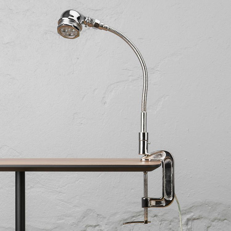 Настольная лампа на струбцине Шарнир Knuckle Joint Clip Lamp