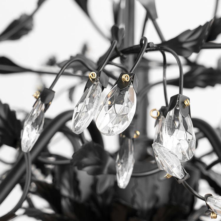Чёрная люстра Рамбуйе, S Rambouillet Chandelier Black Small