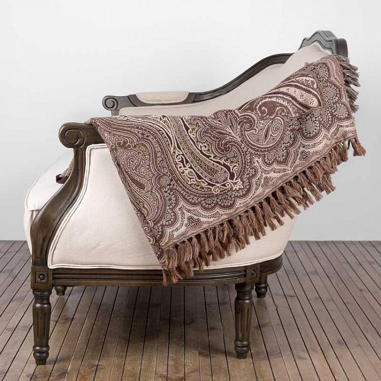 Двустороннее покрывало Агонда, жаккард и варёная шерсть, 150x150 см  Pure Wool Jacquard Throw Agonda 150x150 cm