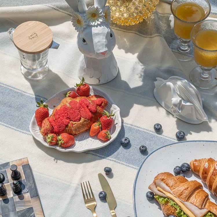 Широкое сервировочное блюдо-лист Зельда, S Zelda Plate Leaf Wide Small