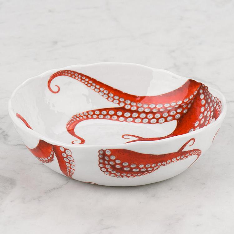 Салатница Средиземноморская диета Осьминог Dieta Mediterranea Polipo Bowl