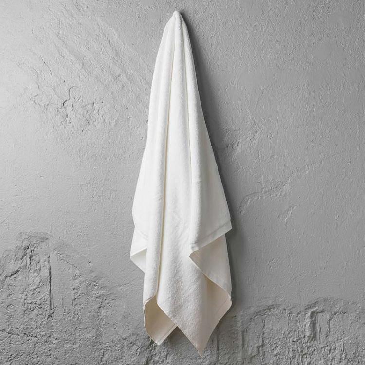 Белое махровое банное полотенце Олимпия 100x180 см Olympia Body Towel White 100x180 cm