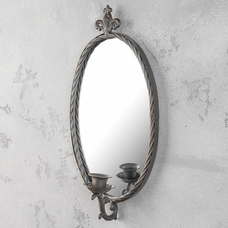 Настенное зеркало с подсвечником Wall Mirror With Candlestick