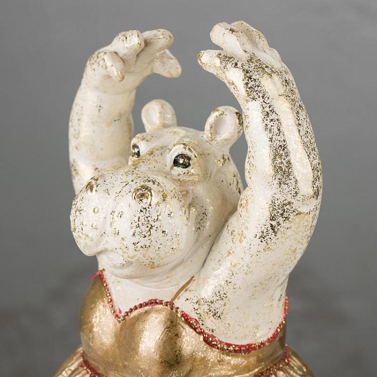 Статуэтка Бегемот-балерина Hippo Ballerina Figurine