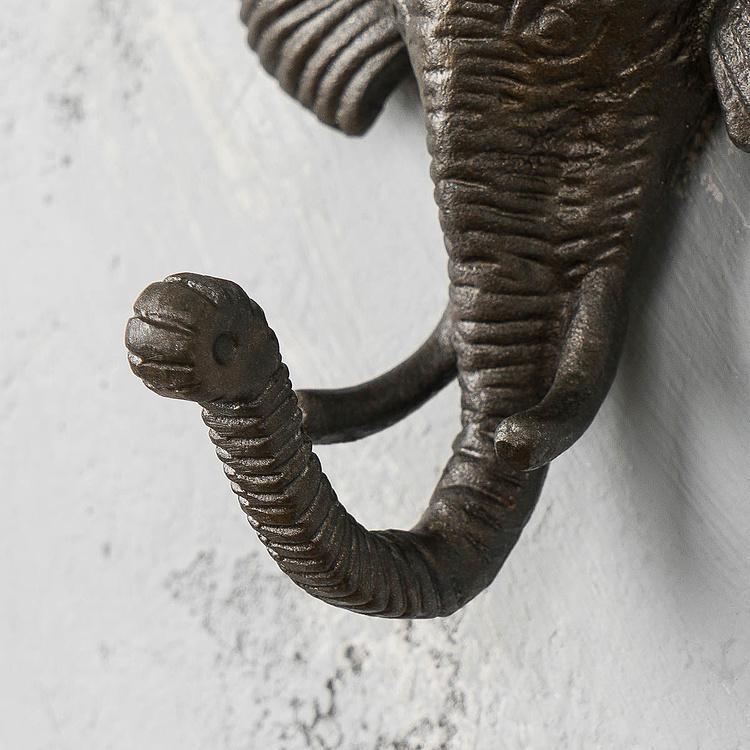 Чугунный крючок Слон Elephant Cast Iron Hook