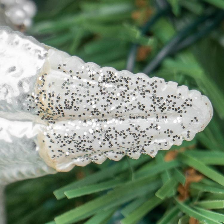 Ёлочная игрушка Морская звезда с жемчугом Glass Pearl Starfish White 12 cm