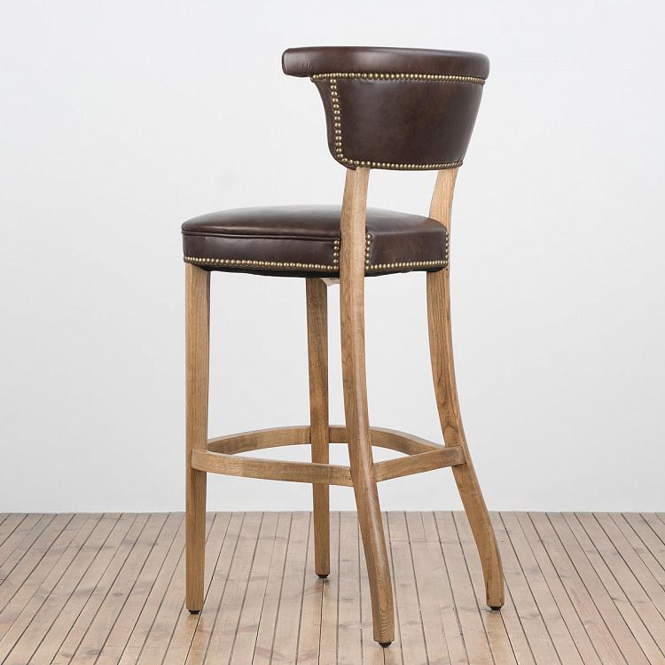 Высокий барный стул Анджелес Angeles Barstool High, Weathered Oak