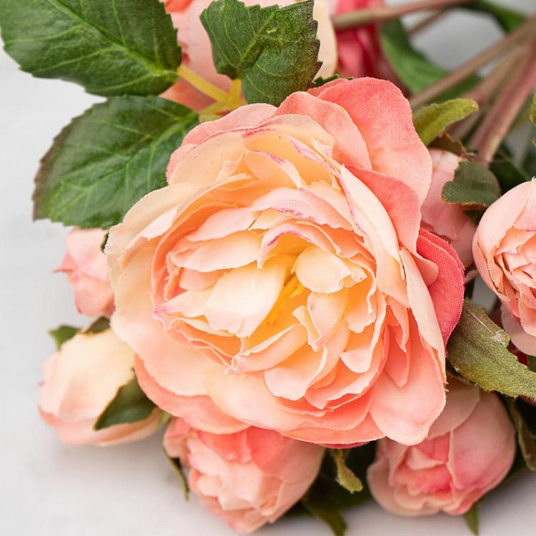 Искусственная роза Дэвид Остин розово-кремовая David Austin Rose Pink Cream 51 cm