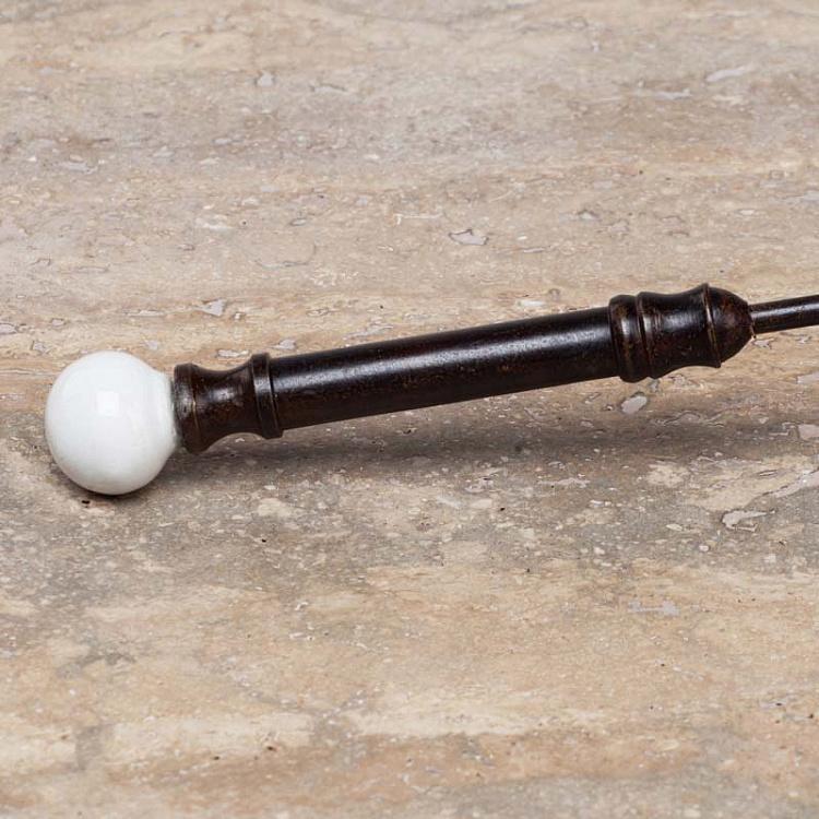 Тушитель для свечи с фарфоровым наконечником Candle Snuffer With Porcelain