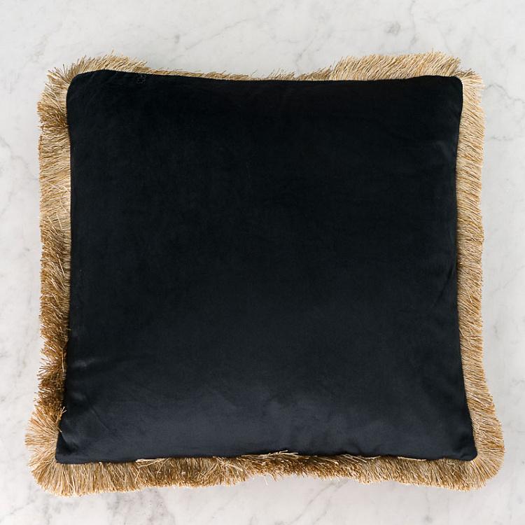 Декоративная подушка с бахромой Павлин Cushion With Fringes Peacock