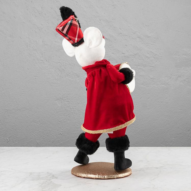 Новогодняя фигурка Мышка с барабаном 2 Mouse With Drum 2 57 cm