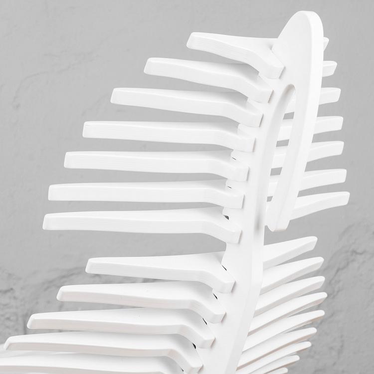 Белое кресло-шезлонг Кит Whale Lounge White