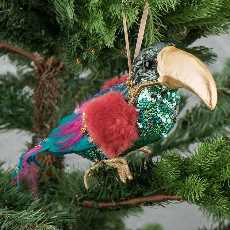 Ёлочная игрушка Тукан Toucan Pendant 29,5 cm