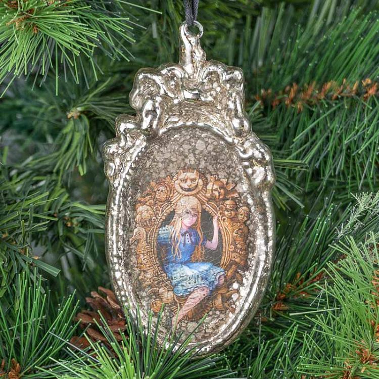 Ёлочная игрушка-медальон Алиса Coat Of Arms Alice Medallion 13 cm