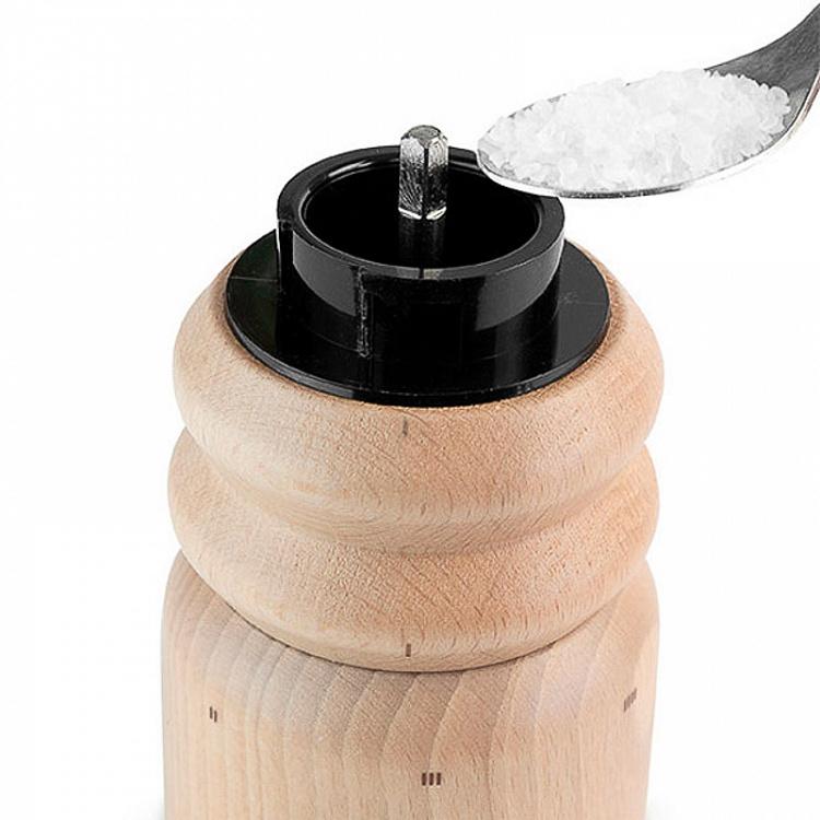Электрическая мельница для соли Париж, светлое дерево Paris Electric Salt Mill Natural Wood