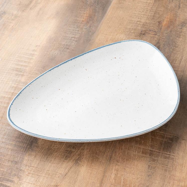 Треугольная тарелка Органика Море, L Organica Mare Triangular Plate Large