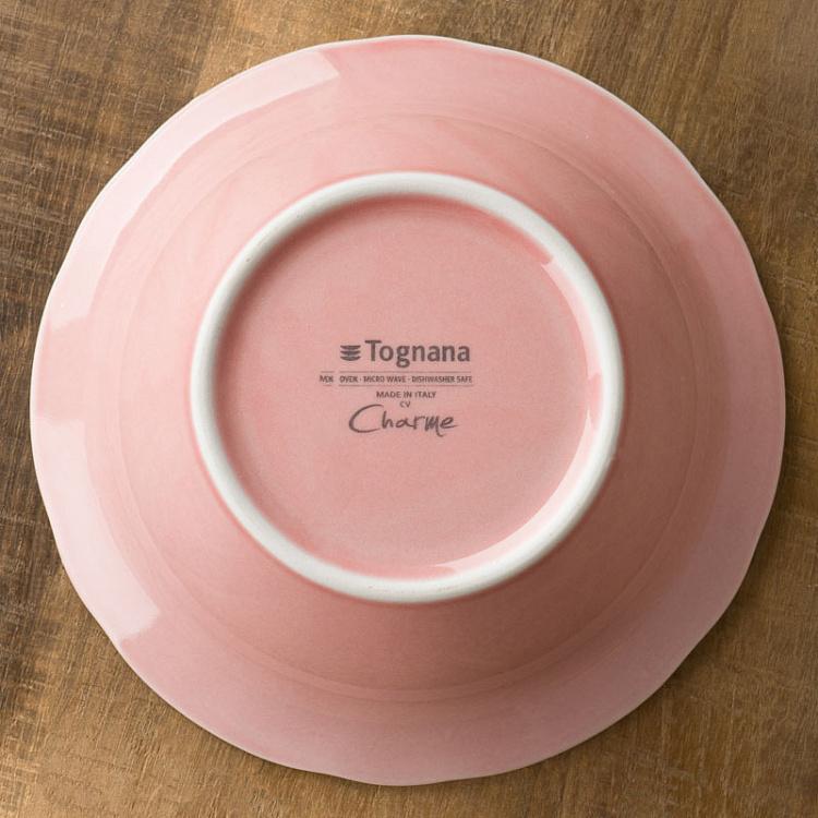 Пудрово-розовая салатница Старая Вена, S Vecchio Vienna Salad Bowl Small Powder Pink