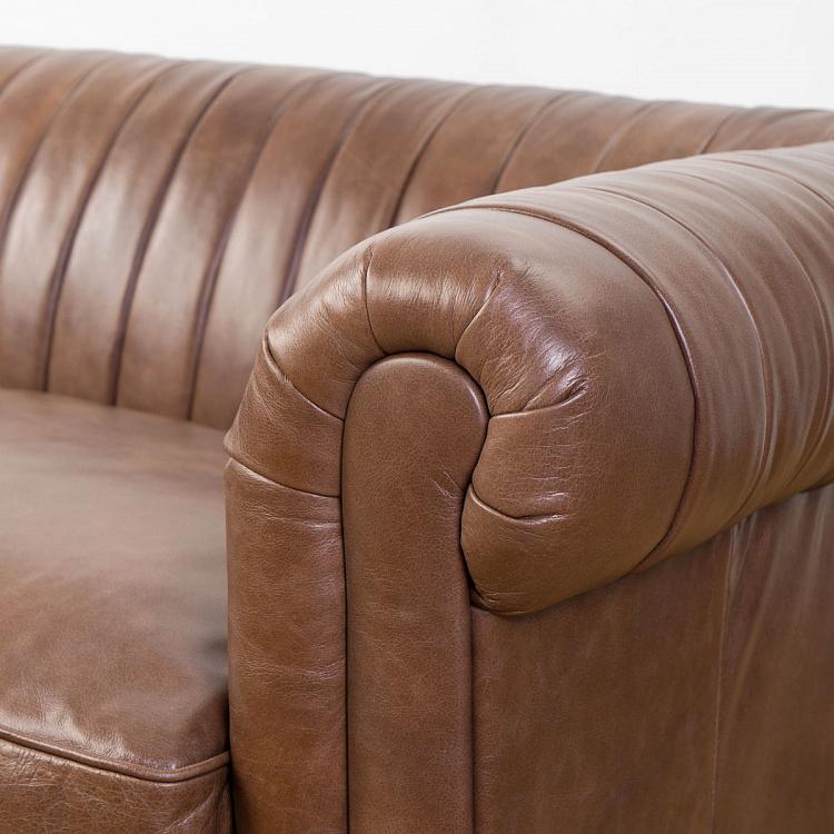 Трёхместный диван Вена Vienna 3 Seater, Black Matt Metal RM