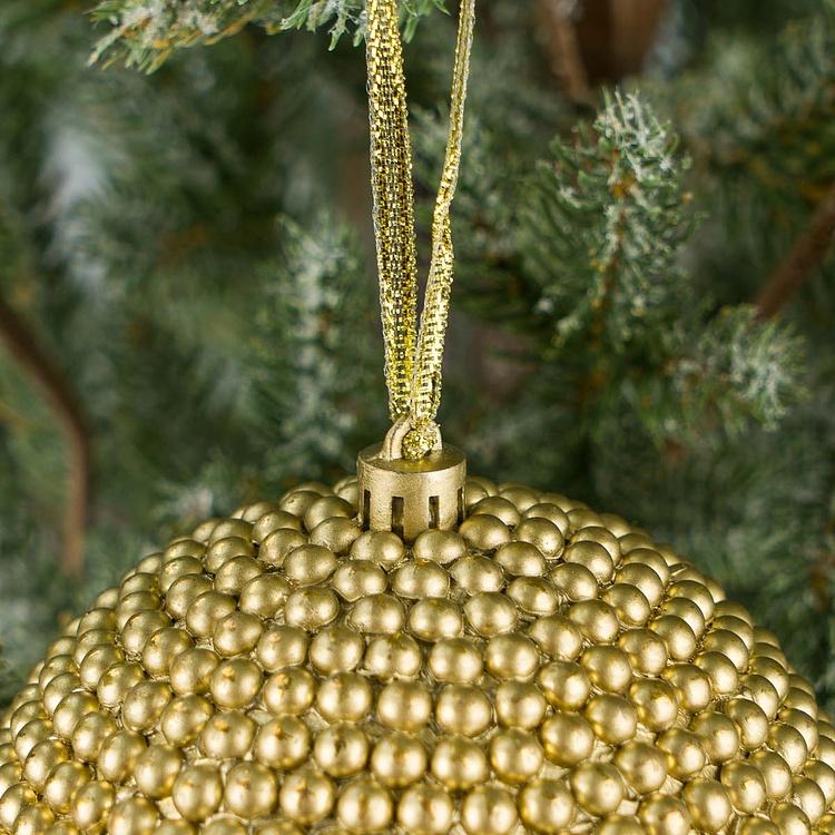 Ёлочная игрушка Пузырьки шампанского Half Beads Ball 11 cm