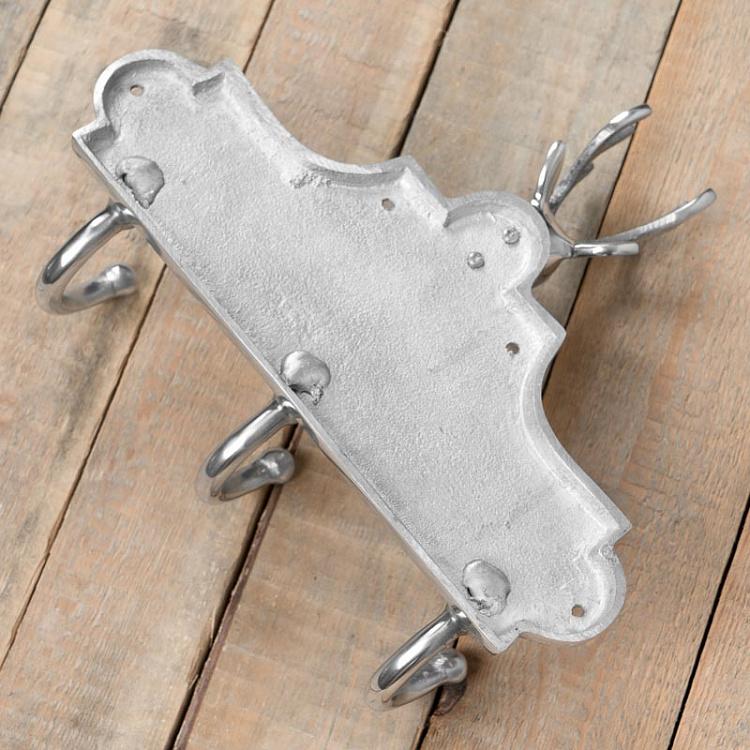 Трёхместная настенная вешалка Голова оленя Coat Rack 3 Hooks Deer Head