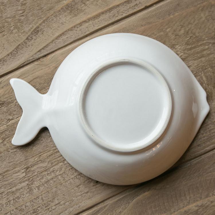 Пиала Рыба, L White Fish Bowl Large