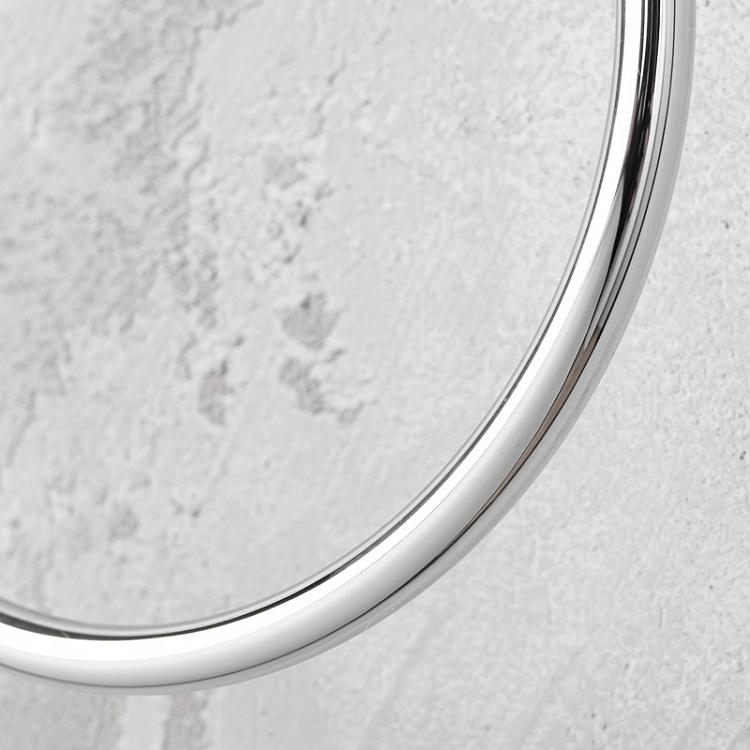 Настенный держатель-кольцо для полотенец цвета хром Towel Ring Chrome
