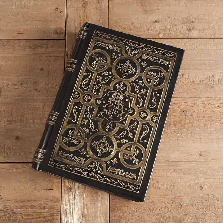Гостевая записная книга Бленхейм в коже Винтаж Эбони Blenheim Book, Vintage Ebony