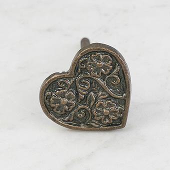 Мебельная ручка Steampunk Floral Heart Knob