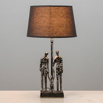 Family Table Lamp With Shade