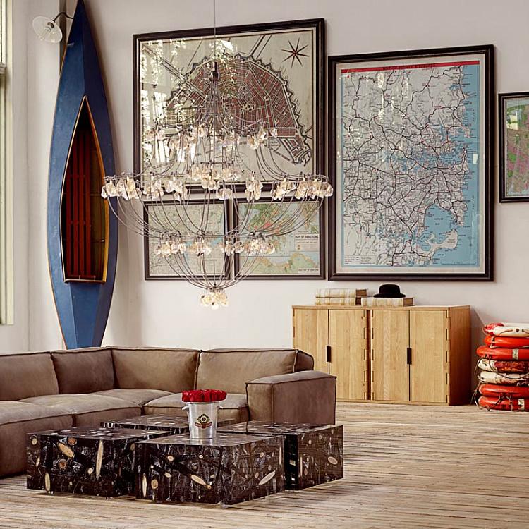 Картина-принт Карта Сиднея, L Map Sydney Large