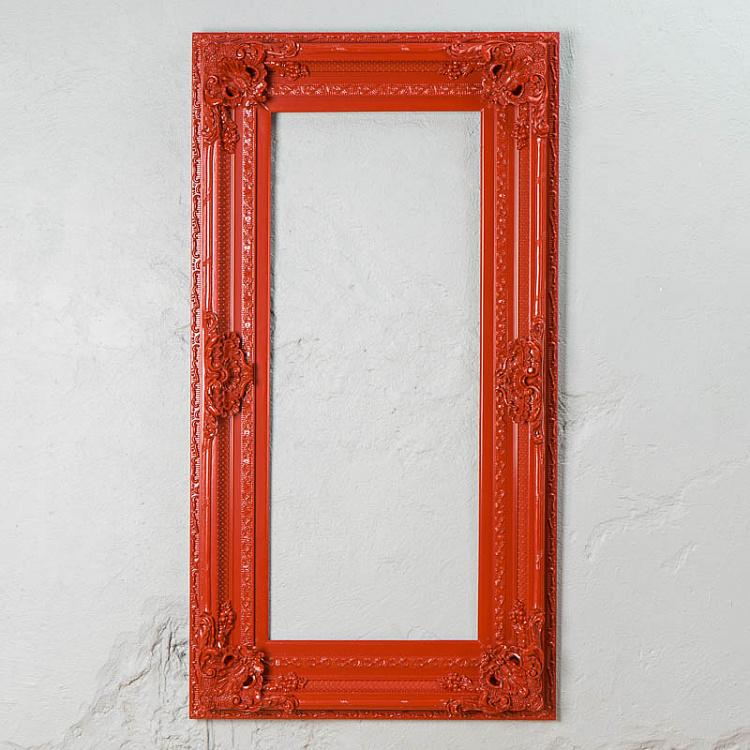 Красная декоративная рама Венеция Venice Frame Red