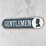 Табличка Sign 2D Gentlemen