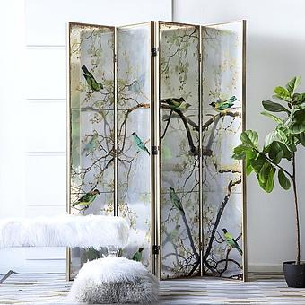 Exotic Melodies 4 Panels Screen