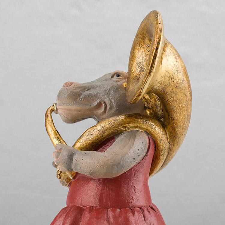 Статуэтка Миссис Гиппо с трубой Mrs Hippo With Tuba