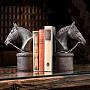 Набор из 2-х держателей для книг Bookend Horse Heads 1