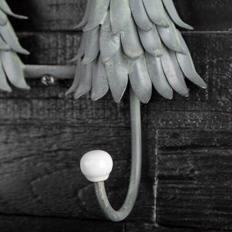 Двухместная настенная вешалка Рождественская ёлка Hooks x2 With Xmas Tree Antique Finish