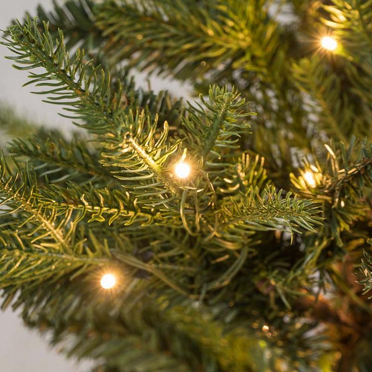 Искусственная новогодняя ёлка с led-гирляндой на 340 лампочек, 185 см Green Spruce With 340 LED Bulbs 185 cm