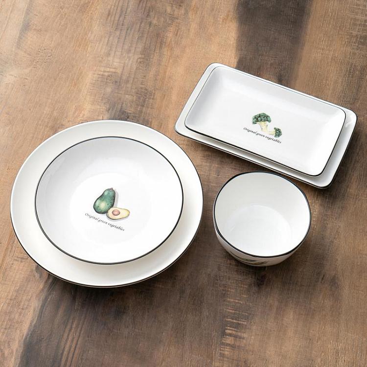 Сервировочное блюдо Баклажан Salad Dish Eggplant Large