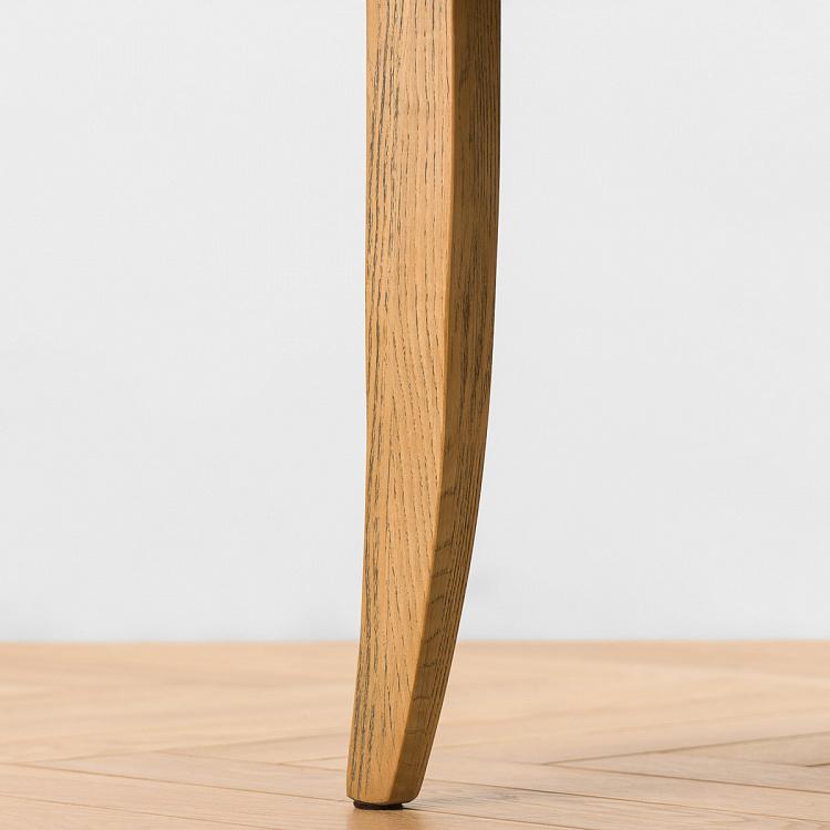 Стул Ньюпорт с подлокотниками, светлые ножки Newport Dining Chair, Oak Brown