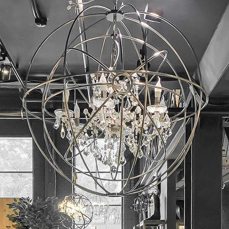 Хрустальная люстра с двойным гироскопом Gyro Crystal Chandelier Double