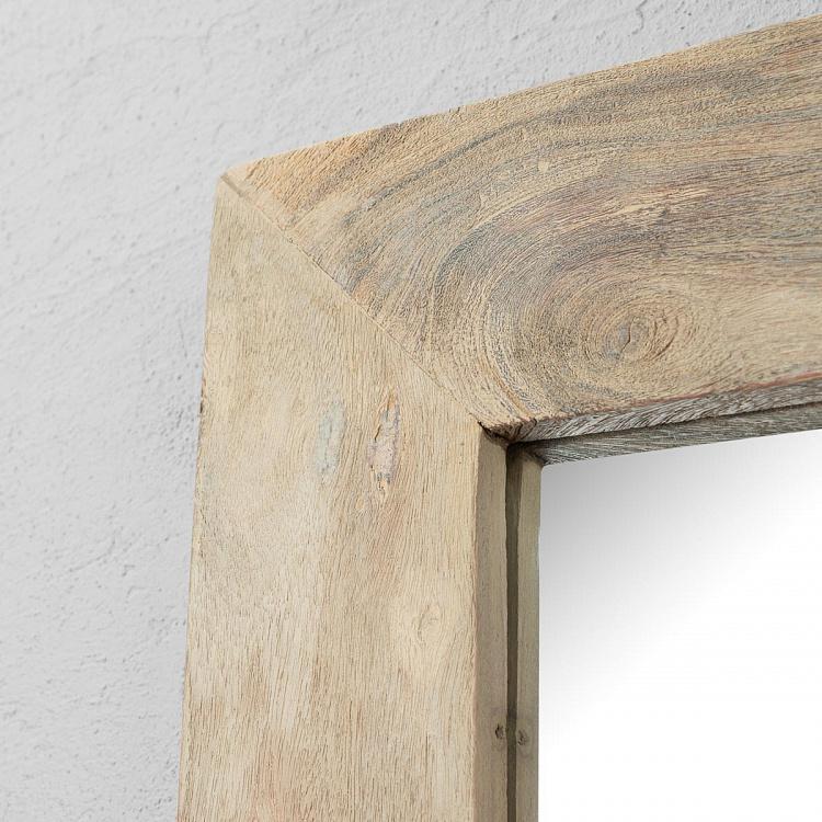 Большое зеркало из дерева манго Mango Wood Mirror Large