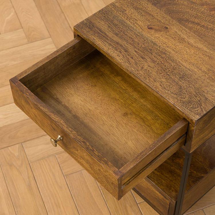 Прикроватный столик с двумя ящиками Арабика Arabica Side Table With 2 Drawers