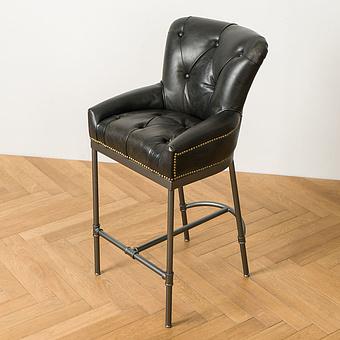 Барный стул Cosmopolitain Barstool RM натуральная кожа Old Kaprys
